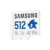 Samsung Sonic PRO Plus è una scheda MicroSDXC da 512GB con velocità di lettura fino a 180 MB/s e scrittura fino a 130 MB/s. Offre prestazioni U3 V30 A2 ideal