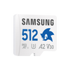 Samsung Sonic PRO Plus è una scheda MicroSDXC da 512GB con velocità di lettura fino a 180 MB/s e scrittura fino a 130 MB/s. Offre prestazioni U3 V30 A2 ideal