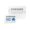 Samsung Sonic PRO Plus è una scheda MicroSDXC da 512GB con velocità di lettura fino a 180 MB/s e scrittura fino a 130 MB/s. Offre prestazioni U3 V30 A2 ideal