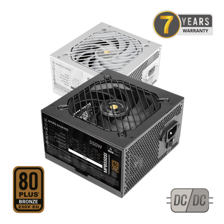 MARSGAMING ALIMENTATORE MPB650SI 650W 80PLUS BRONZE APFC 2X PCIE6+2PIN