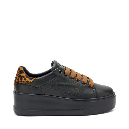Frau sneakers donna in pelle nero 39Q1