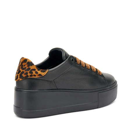 Frau sneakers donna in pelle nero 39Q1