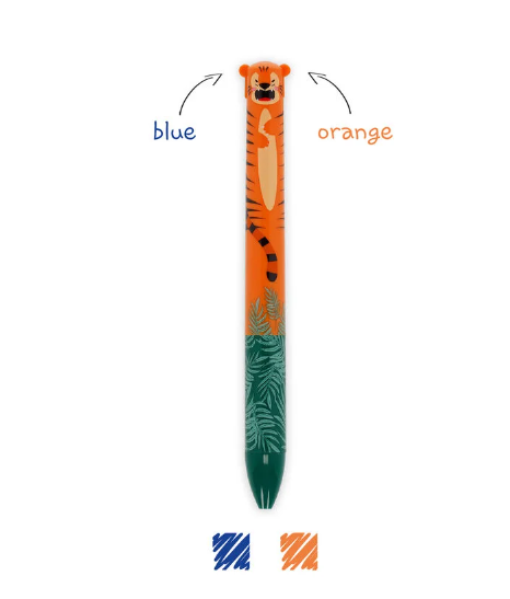 Penna a Sfera a Due Colori - Click&Clack - Tiger