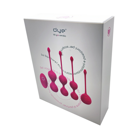 Palline Vaginali Vibranti Set in Silicone Medicale con Telecomando Kegel Pelvico