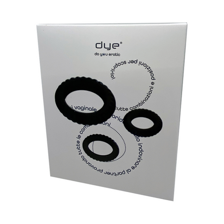 Set 3 Anelli Fallici Cockring in Silicone Effetto Ritardante Elastici per Pene