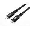 Microconnect MC-USBCC6 cavo USB USB 3.2 Gen 2x2 6 m USB C Nero (USB-C to USB-C Cable 6m - Premium, 100W, 20Gbps, 4K60Hz - Warranty: 300M)