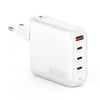 4smarts 545100 Caricabatterie per dispositivi mobili Universale AC Interno (LADEGER. FLEX PRO 100W WEI - 3USB-C+1USB-A TRAVEL)