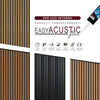 Pannelli Fonoassorbenti Decorativi effetto Legno per Pareti cm275x60 1,65mq/pacco