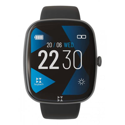 Smartwatch Buytech Call Cassa Nero Cinturino Silicon BK - Display 1,83 pollici Touchcreen - Waterproof - FUNZIONE CHIAMATA BLUETOOTH SU CELLULARE