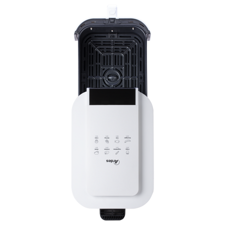 ARDES FRIGGISANA INFINITY (ARFRYA05LW) - FRIGGITRICE AD ARIA 8L - DISPLAY TOUCH - 4 PROGRAMMI - MAGGIORE CAPIENZA - BIANCA