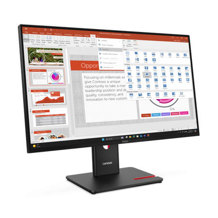 LENOVO MONITOR 27 LED IPS 16:9 FHD 6 MS 350 CDM, PIVOT, HDMI, MULTIMEDIALE T27-40