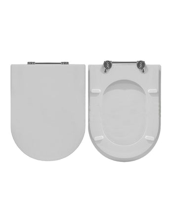 COPRIWATER SINTESI PRIMA VERSIONE BIANCO CON CERNIERE CROMATE