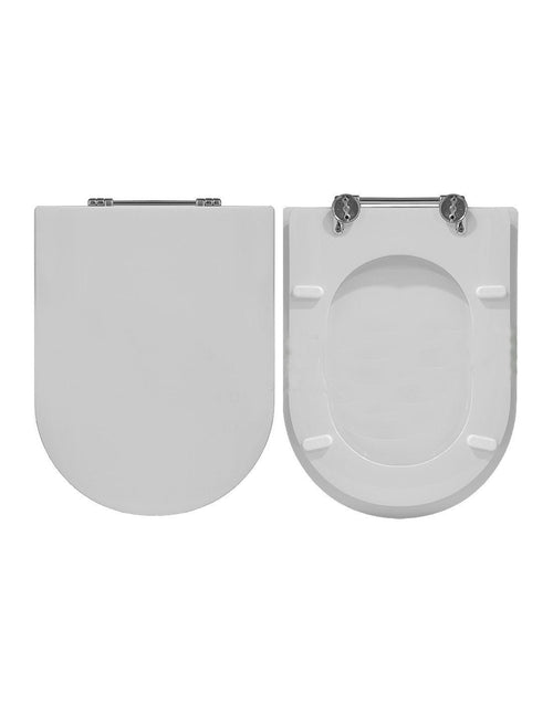 COPRIWATER SINTESI PRIMA VERSIONE BIANCO CON CERNIERE CROMATE