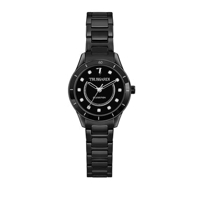 Orologio TRUSSARDI donna T-sky Diamond acciaio nero