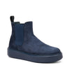 Frau beatles donna casual in pelle scamosciata blu 41A2