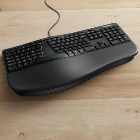 Incase Designed by Microsoft Tastiera Ergonomica (ERGONOMIC KEYBOARD EN-UK LAYOUT - QWERTY BLACK UK LAYOUT) - Versione Tedesca