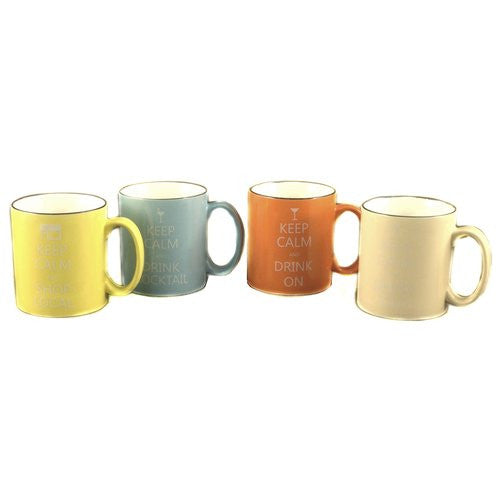 Tazza mug Amicasa Art 12 Keep Calm Assortito