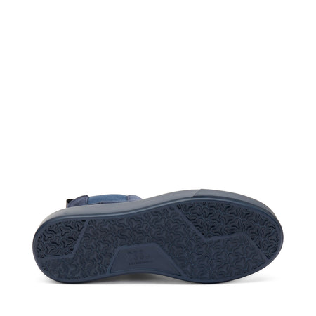Frau beatles donna casual in pelle scamosciata blu 41A2