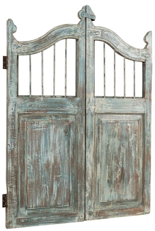 Biscottini Cancello in legno massello e ferro, da interno e da esterno Molto solido robusto