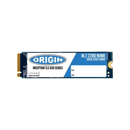 Origin Storage 02HM076-OS drives allo stato solido 1 TB M.2 PCI Express 3.0 NVMe 3D TLC (Origin Inception SSD 1TB NVMe M.2 3D TLC 80mm)