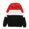 FILA Felpa Leggera Cappuccio Uomo Men Night Blocked True Red/black/bright White da uomo