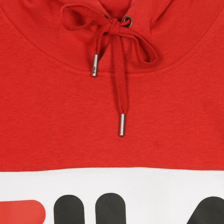 FILA Felpa Leggera Cappuccio Uomo Men Night Blocked True Red/black/bright White da uomo