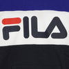 FILA Felpa Leggera Cappuccio Uomo Men Night Blocked Surf the Web/black Iris/bright White da uomo