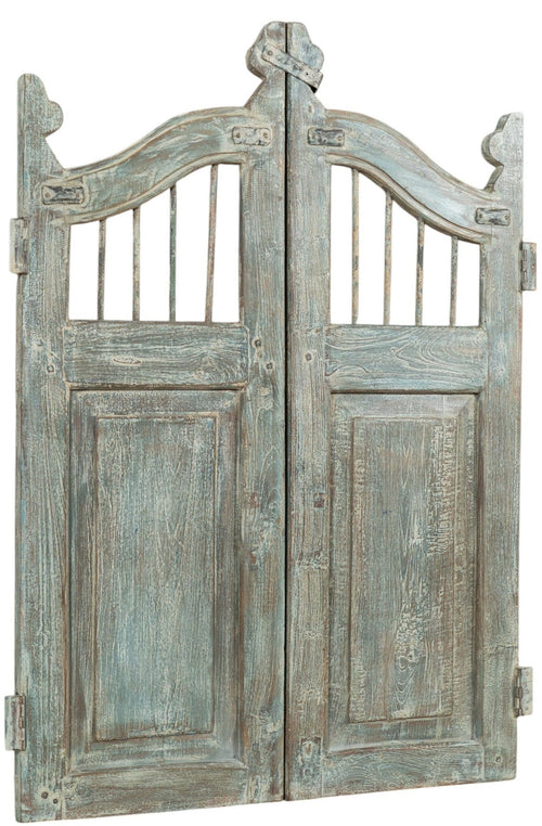 Biscottini Cancello in legno massello e ferro, da interno e da esterno Molto solido robusto
