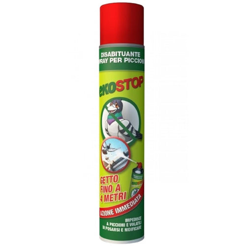EKOSTOP Spray Disabituante per Piccioni e Volatili 750 ml 4 Metri