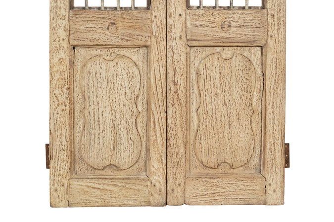 Biscottini Cancello in legno massello e ferro, da interno e da esterno Molto solido robusto