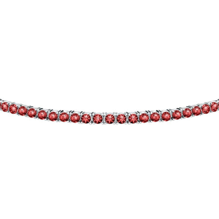 Bracciale MORELLATO donna Tesori rodiato / tennis rosso