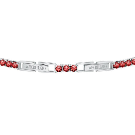 Bracciale MORELLATO donna Tesori rodiato / tennis rosso