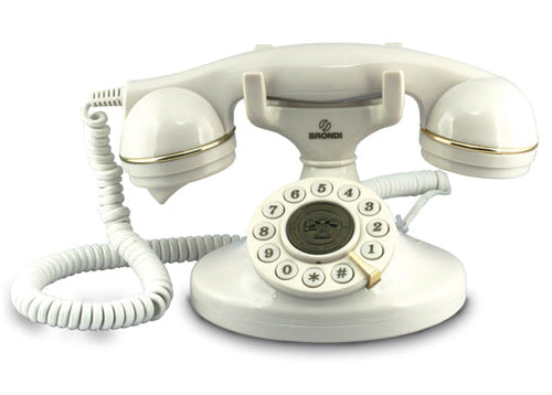 TEL. FISSA BRONDI VINTAGE 10 BIANCO