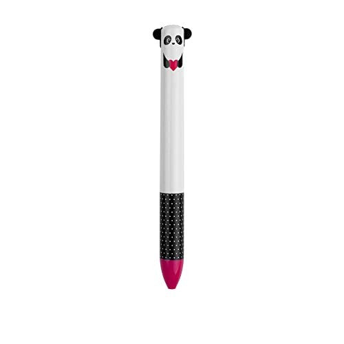 Legami Click&Clack - Penna a Due Colori, tema Panda