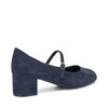 Frau Mary Jane in pelle scamosciata blu