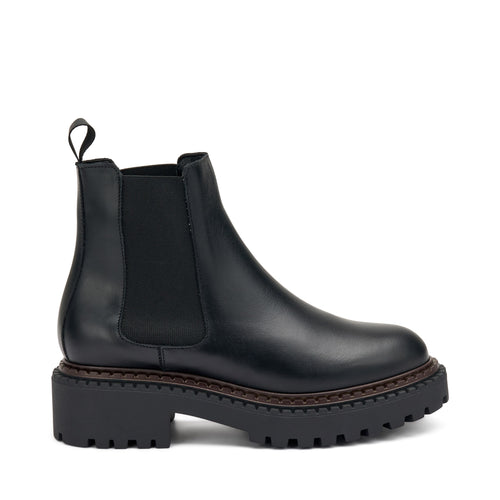 Frau beatles donna in pelle nero 78L3