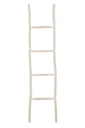 Biscottini Scala portasciugamani in legno finitura bianca dimensioni lunghezza profondità