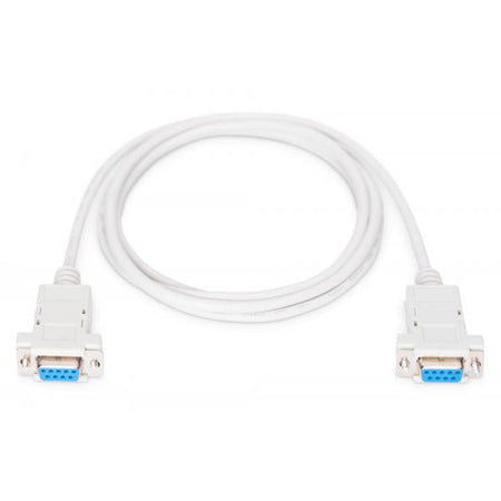 Cavo Null Modem Computer Seriale RS232 - Crossover (Incrociato) - 9 Poli Femmina/Femmina - 2 Mt.