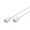 Cavo Null Modem Computer Seriale RS232 - Crossover (Incrociato) - 9 Poli Femmina/Femmina - 2 Mt.
