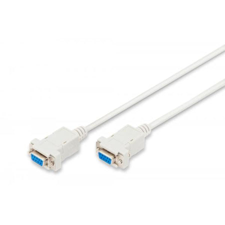 Cavo Null Modem Computer Seriale RS232 - Crossover (Incrociato) - 9 Poli Femmina/Femmina - 2 Mt.