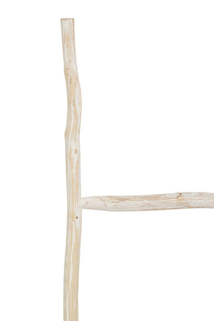 Biscottini Scala portasciugamani in legno finitura bianca dimensioni lunghezza profondità