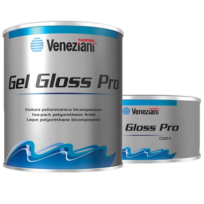 Veneziani Gel Gloss PRO Bianco 750 ml - Smalto brillante poliuretanico