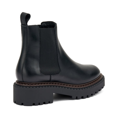 Frau beatles donna in pelle nero 78L3