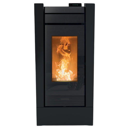 Thermorossi Termostufa a Pellet Creo Idra 18 EVO 18,9 kW Nero Opaco