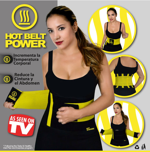 Hot Shapers Power Belt Fascia Lombare Snellente Dimagrante Cintura Fitness