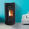 Thermorossi Termostufa a Pellet Moma Idra 18 18,9 kW Nero Opaco