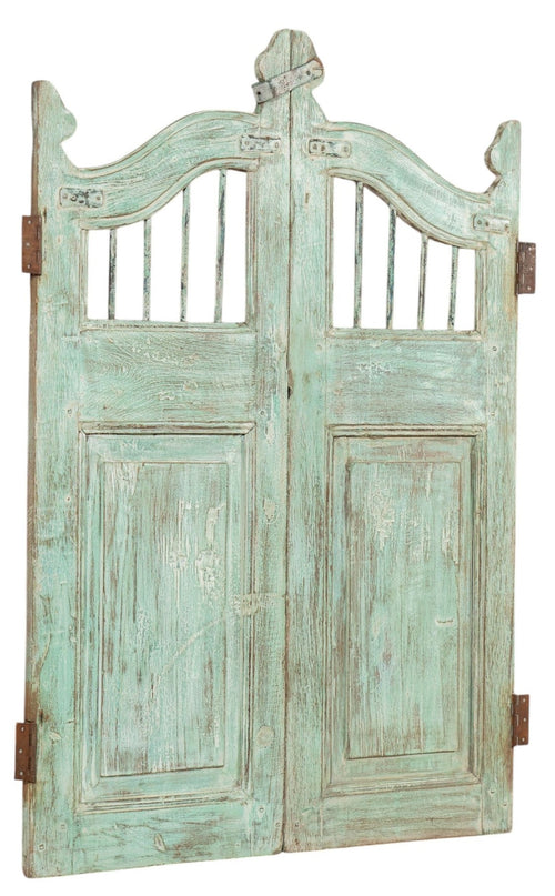 Biscottini Cancello in legno massello e ferro, da interno e da esterno