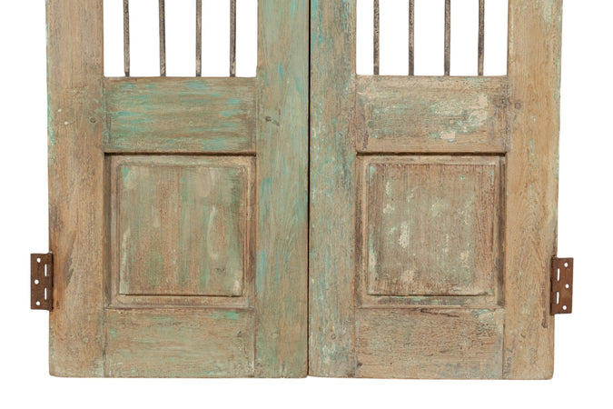 Biscottini Cancello in legno massello e ferro, da interno e da esterno