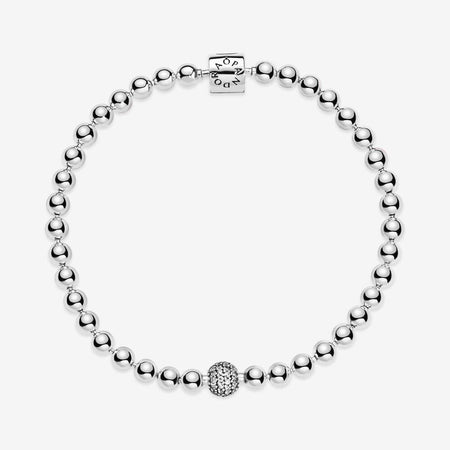 Pandora Bracciale Sfere Luminose e Pavè Purely