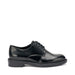 Frau stringate donna in pelle spazzolata nero 95U5